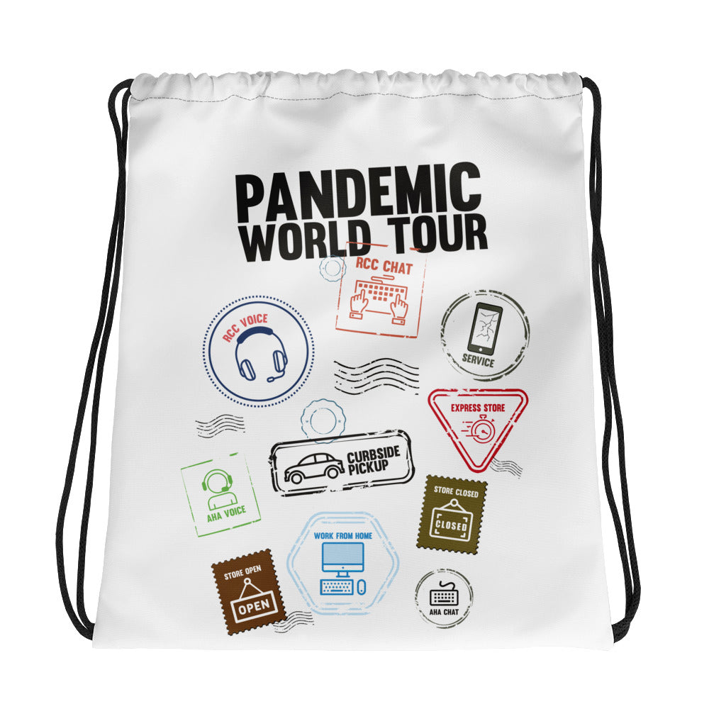 Drawstring Bag: Pandemic World Tour