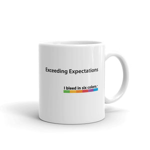 Mug: Exceeding Expectations