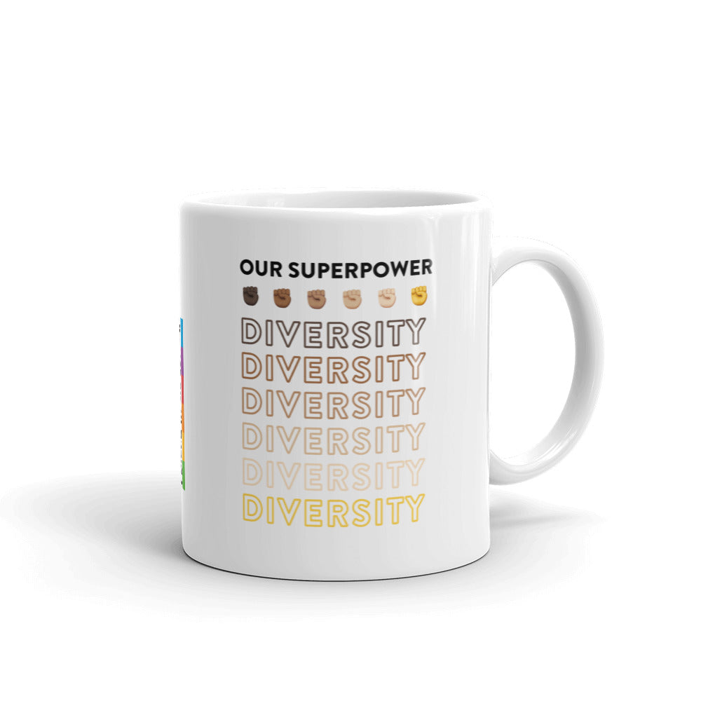 Mug: Our Superpower DIVERSITY